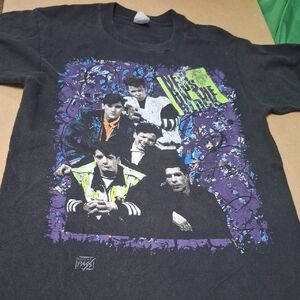 Vintage 1990 New Kids On The Block Tshirt NKOTB T-Shirt Size M